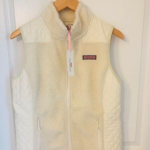 Vineyard Vines Sherpa Fleece Vest SMALL NWT